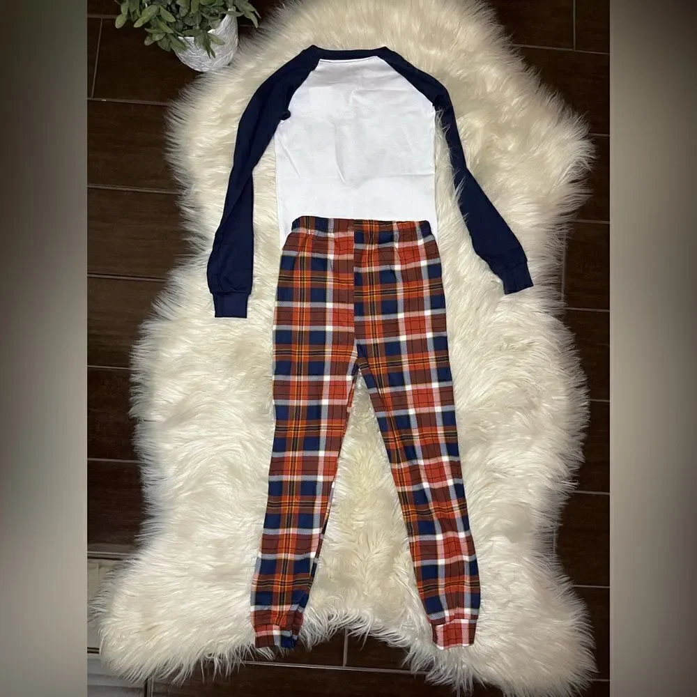 PJ Kids Thankful for my Family cotton pj set sz 5T